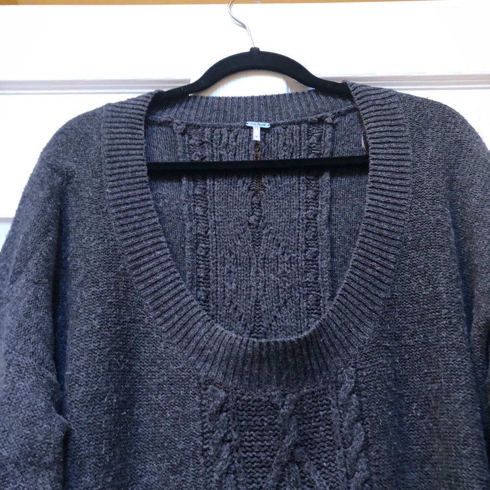 Free People Scoop Neck Sweater - Picture 3 of 6